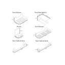 Ver imagem 7 de Kit de Acessórios para Banheiro Adesivo 6 Pcs Preto F.elg