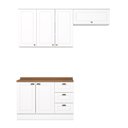 Ver imagem 2 de Cozinha Compacta 3 Peças 100% MDF com Tampo Americana Henn