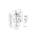 Ver imagem 4 de Fechadura Odin Imab Interna Cromada Quarto Chave Grande 40mm
