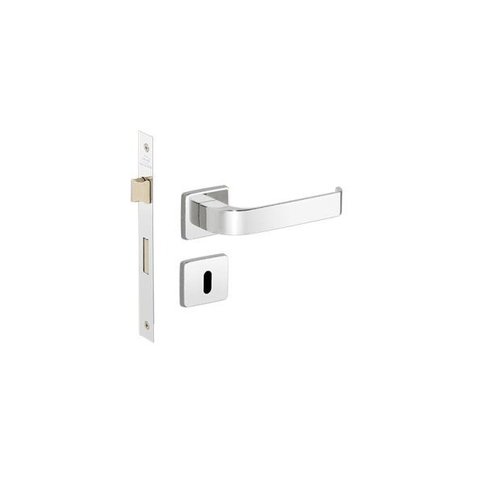 Fechadura Odin Imab Interna Cromada Quarto Chave Grande 40mm