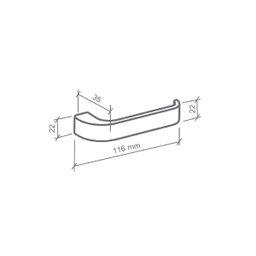 FECHADURA ODIN IMAB INTERNA QUARTO PRETA PRETO PP CHAVE GRANDE 40MM - 3