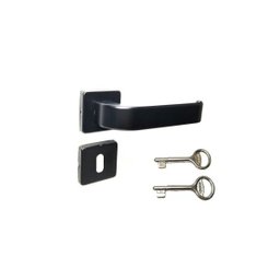 FECHADURA ODIN IMAB INTERNA QUARTO PRETA PRETO PP CHAVE GRANDE 40MM - 2