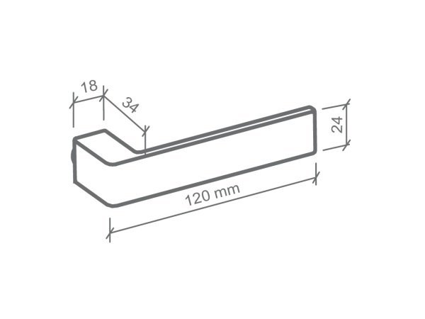 Fechadura Tess Banheiro Acabamento Cromo Acetinado - 2