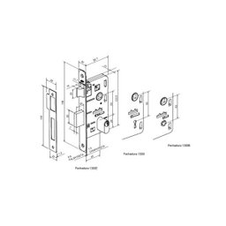 Fechadura Tess Imab Externa C/Cilindro Chave Pequena Escovada Cromo Acetinada Ca 40mm - 5