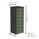 Ver imagem 4 de Arquivo de Madeira 4 Gavetas Of04gp25