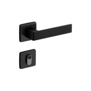 Fechadura Tess Imab Externa C/Cilindro Chave Pequena Preta Preto Fosco Pp 40mm