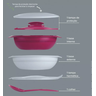 Tupperware Tigela Termica com Colher 1,5 Litro Tuperware Tigela Termica com Colher 1,5 Litro - 2