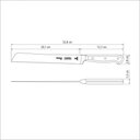 Ver imagem 2 de Faca para Pão Tramontina Century com Lâmina em Aço Inox e Cabo em Policarbonato 8 Tramontina