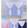 cortinas quarto infantil bebê persiana menina (o) criança + voil delicada luxo - 1