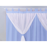 cortinas quarto infantil bebê persiana menina (o) criança + voil delicada luxo - 2
