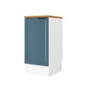 Ver imagem 2 de Balcão Planejado 1 Porta 41cm com Tampo Soho CabeCasa MadeiraOriginals Branco/Azul