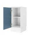 Ver imagem 4 de Balcão Planejado 1 Porta 41cm com Tampo Soho CabeCasa MadeiraOriginals Branco/Azul