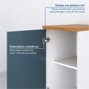 Ver imagem 6 de Balcão Planejado 1 Porta 41cm com Tampo Soho CabeCasa MadeiraOriginals Branco/Azul