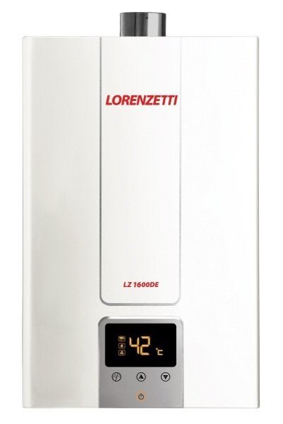 Aquecedor A Gás Lorenzetti LZ 1600DE GN Branco De 15 Litros