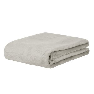 Cobertor Manta Microfibra Casal Macia Lisa 1,80x2,00m Realce Premium Sultan:areia
