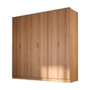 Ver imagem 2 de Guarda Roupa Ravi em Mdf 240x232,2cm 6 Portas 4 Gavetas Olmo 1109