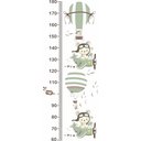 Ver imagem 2 de Régua do Crescimento Infantil Ursinho Baloeiro Piloto Verde - Rg18