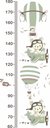 Ver imagem 2 de Régua do Crescimento Infantil Ursinho Baloeiro Piloto Verde - Rg18