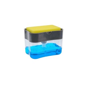 DISPENSER/PORTA DETERGENTE DE PLASTICO 350ML + ESPONJA