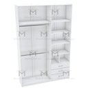 Ver imagem 3 de MÓDULO CLOSET CABIDEIRO, GAVETEIRO E PRATELEIRAS A 250 M476.B MUNDI MOVEIS