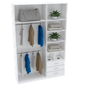 Ver imagem 1 de MÓDULO CLOSET CABIDEIRO, GAVETEIRO E PRATELEIRAS A 250 M476.B MUNDI MOVEIS