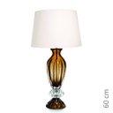 Ver imagem 2 de Abajur em Cristal Murano Marrom - São Marcos