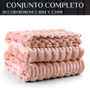 Ver imagem 4 de Cobertor Queen Super Grosso Fofinho Quente e Antialérgco Sophie:rosa