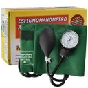 Ver imagem 2 de Aparelho Medidor de Pressão Aneroide Esfigmomanômetro Nylon G-tech Premium Verde