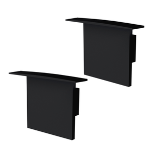 Kit Acessórios Taschibra para Perfil Embutir 2,8x3,5cm Apex 35 Preto