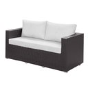 Ver imagem 2 de Conjunto de Sofás com 4 Lugares Alumínio Fibra Sintética Área Externa Jardim Piscina Varanda Largura