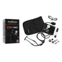 Ver imagem 1 de Kit Acadêmico Black (Ap. Pressão Art. Adulto Nylon Fecho de Contato Estetoscópio Rappaport BLACK) –