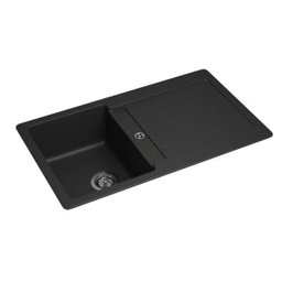 Cuba de Sobrepor Unic 86x50x20 Preto Escovado Deca - 1