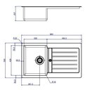 Ver imagem 3 de Cuba de Sobrepor Unic 86x50x20 Preto Escovado Deca