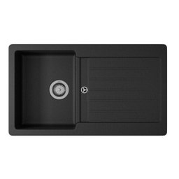 Cuba de Sobrepor Unic 86x50x20 Preto Escovado Deca - 2