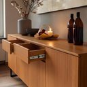 Ver mais imagens de Buffet Aparador Industrial Lume 183 cm 4 Portas e 2 Gavetas - Cedro