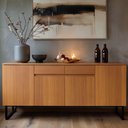 Ver imagem 2 de Buffet Aparador Industrial Lume 183 cm 4 Portas e 2 Gavetas - Cedro