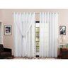 Cortina de Voil Strip Branco com Microfibra 3,00m X 2,70m - 1