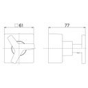 Ver imagem 2 de Acabamento Registro Base Deca 3/4 City Grafite Polido Docol