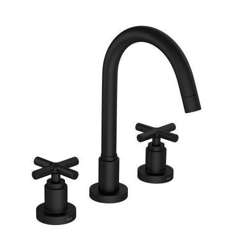 Misturador de Mesa Bica Alta Deca para Lavatório Duna Clássica Black Matte 1877.bl64.mt