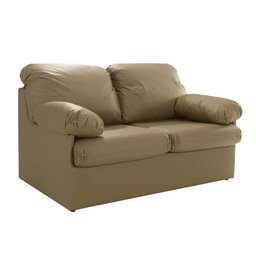 Sofá-cama 2 Lugares MH-1456 Herval Colchão Casal Bege K - 1