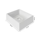 Ver imagem 3 de Kit Cuba Tulipa com Torneira Inox Black Valvula Click Black Branco