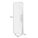 Ver imagem 4 de Armário Multiuso Branco 1 Porta Sofia J&a Móveis 165x39x36