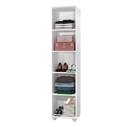 Armário Multiuso Branco 1 Porta Sofia J&a Móveis 165x39x36 - 2