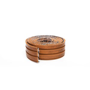 Ripado Laminado Eva Autocolante Bronze Magma 10cm - 25metros