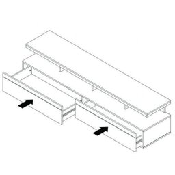 Conjunto Rack Vivare Wood e Painel para Tv até 60 Polegadas Vivare Off White Nature - Giga Móveis - 3