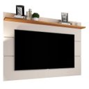 Ver imagem 4 de Conjunto Rack Vivare Wood e Painel para Tv até 60 Polegadas Vivare Off White Nature - Giga Móveis
