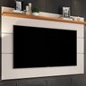 Conjunto Rack Vivare Wood e Painel para Tv até 60 Polegadas Vivare Off White Nature - Giga Móveis - 8