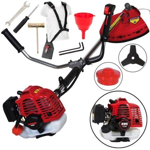Roçadeira Kawashima KW26L Com Motor M-2600 á Gasolina Ideal Para Limpeza em Áreas de Difícil
