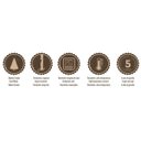Ver imagem 6 de Kit 4 Facas Churrasco Espanhola Polywood Madeira Vermelho Tramontina