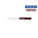 Ver imagem 2 de Kit 4 Facas Churrasco Espanhola Polywood Madeira Vermelho Tramontina